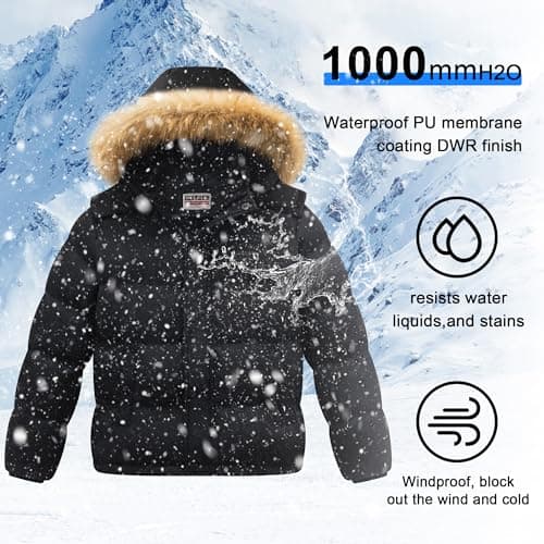 Boys' Winter Coats: Waterproof Puffer Jackets with Fleece Lining