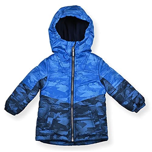 Arctic Quest Boys' Windproof Water-Resistant Insulated Hooded Jacket