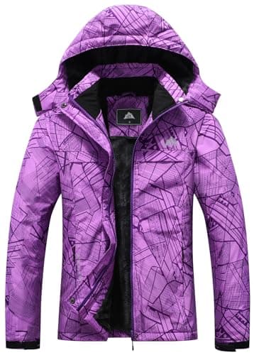 Women's Ski Jacket for Hiking and Travel - Waterproof and Warm