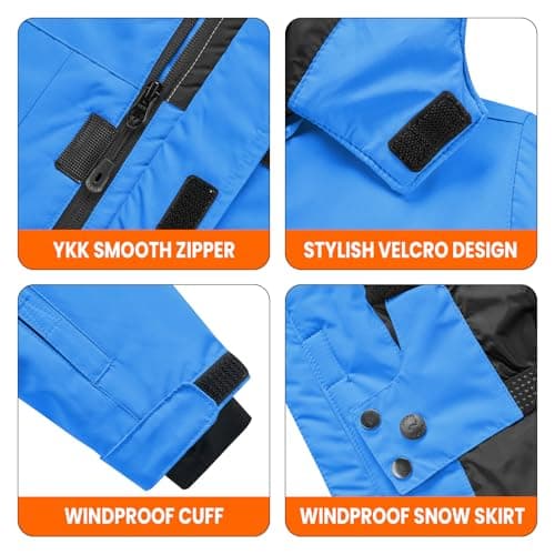 Boys' Waterproof Ski Jacket - Winter Snow Coat for Kids