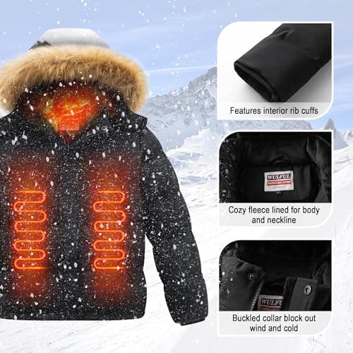 Boys' Winter Coats: Waterproof Puffer Jackets with Fleece Lining