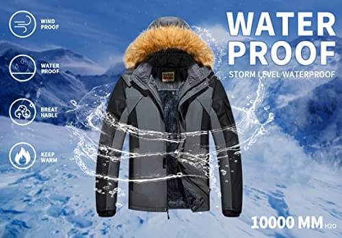 Waterproof Ski Jacket for Men