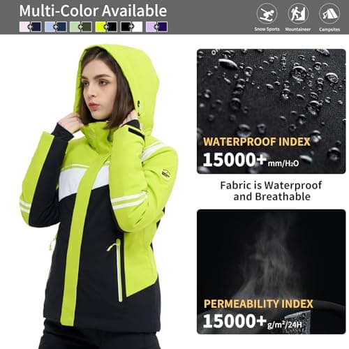 High-Experience Women's Slim Fit Snowboard Jacket Windproof & Waterproof