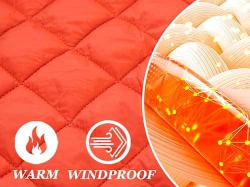 KEFITEVD Men's Windproof Bomber JacketWarm Winter Full Zip Coats