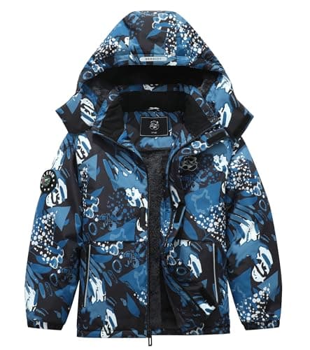 BYLESIN Boys' Waterproof Winter Ski Jacket