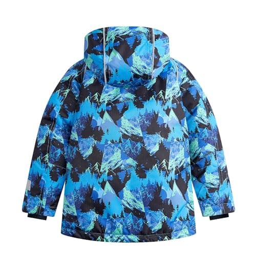 Owntop Kids Winter Ski Jacket Waterproof Puffer