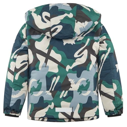 KFRRZC Boys Winter Waterproof Ski Jacket with Hood