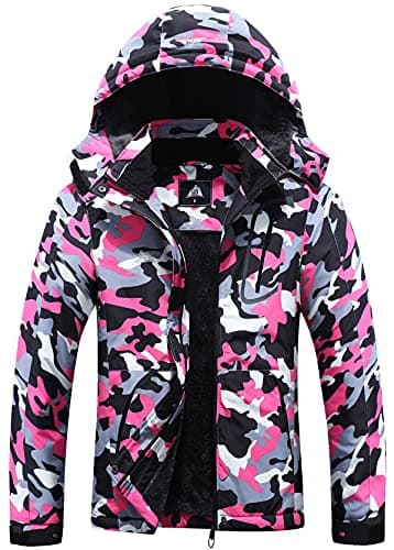 Women's Waterproof Winter Ski Jacket for Hiking and Snowboarding