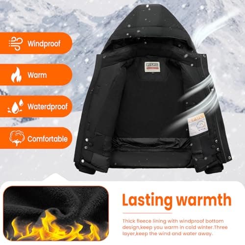 Boy's Waterproof Ski Jacket