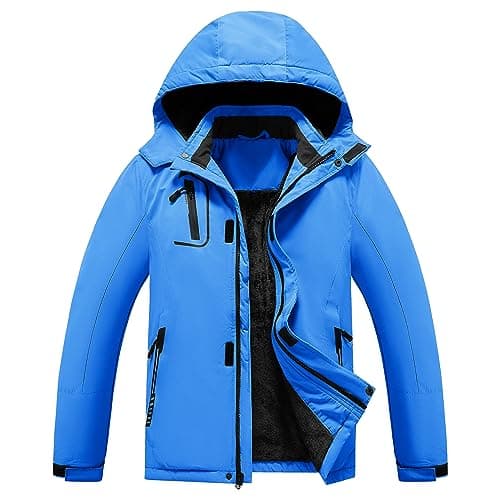 Dr.Cyril Kids' Waterproof Fleece Lined Ski Jacket