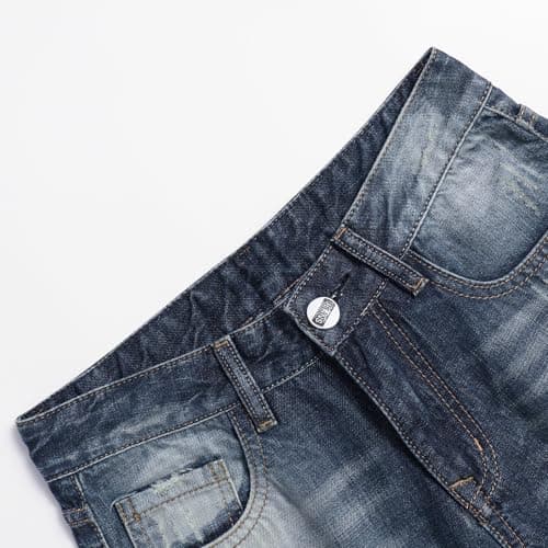 Blue Gradient Slim Fit Mens Skinny JeansComfortable Commuter CasualFashion