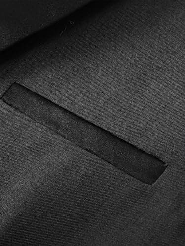 SZRJ Mens Slim Fit Tuxedo Suit Set 4 Piece Wedding Ensemble with Bow-Tie