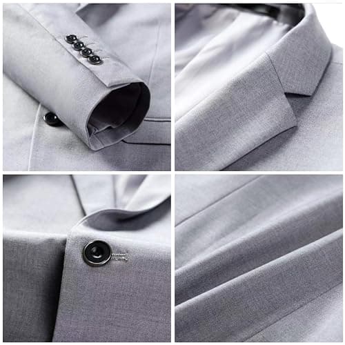 TweedLad DEETRUST Men's Slim Fit 3-Piece Suit Set for Party, Wedding & Business