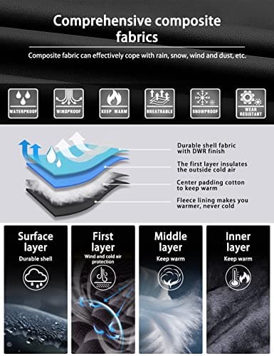 GEMYSE Men's Waterproof Ski Jacket
