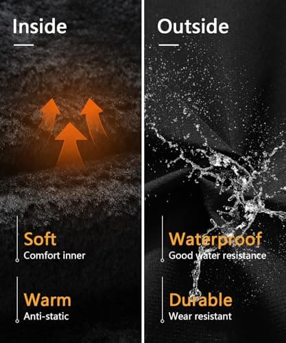 BYLESIN Boys' Waterproof Winter Ski Jacket
