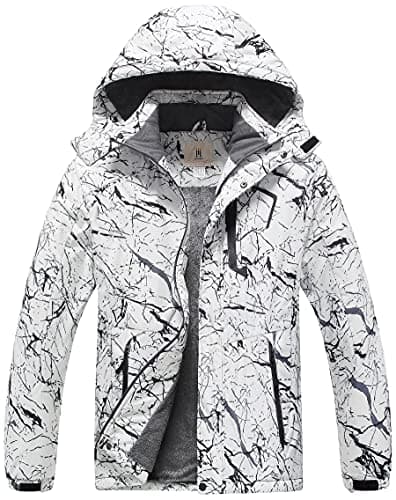 Men's CREATMO US Mountain Waterproof Ski Snowboard Jacket Warm Winter Coat