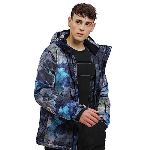 WONKA Mens Waterproof Snow Suit Ski Jacket and Pants Set
