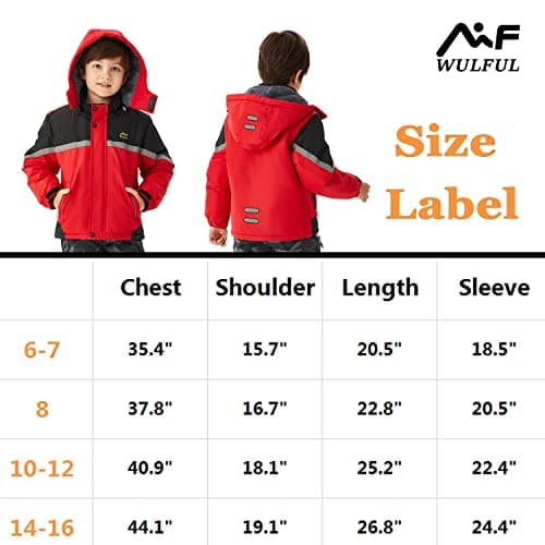 Best Boys' Waterproof Ski Coat with Hood
