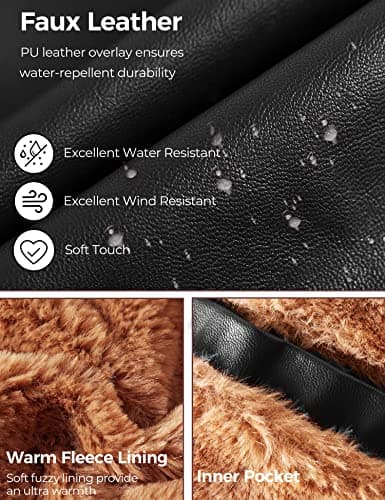WenVen Men's Stand Collar Fleece Lined Bomber Jacket for Outdoor Winter Wear
| WenVen Men's Stand Collar Fleece Lined Bomber Jacket for Casual Daily Wear
| WenVen Men's Stand Collar Fleece Lined Bomber Jacket for Men with Warmth and Style