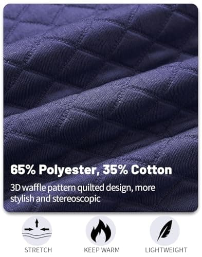 Mens Lightweight Causal Waffle Bomber Jacket