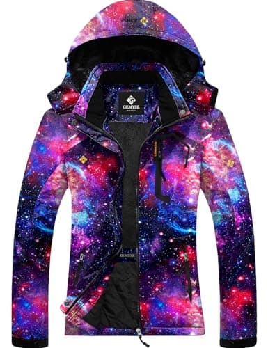 GEMYSE Women's Waterproof Winter Ski Jacket with Hood