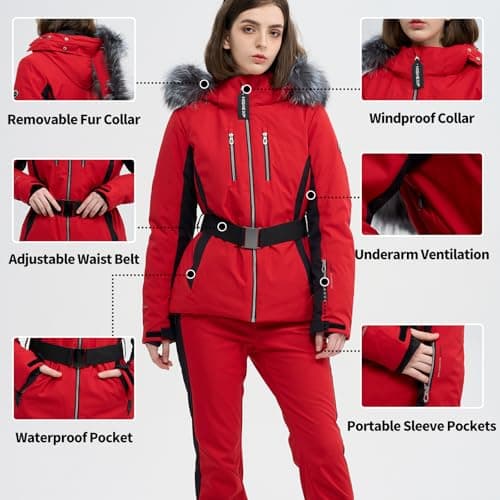 High-Experience Women's Winter Ski Jacket Snowboard Waterproof Coat