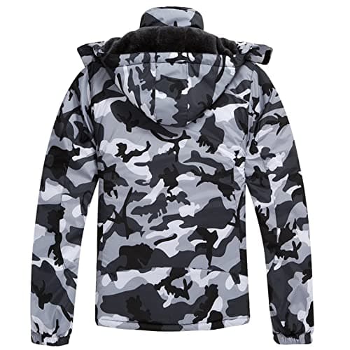 Jingangjin Men's Mountain Waterproof Ski Jacket