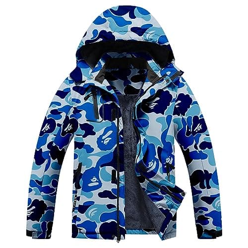Dr.Cyril Kids' Waterproof Fleece Lined Ski Jacket