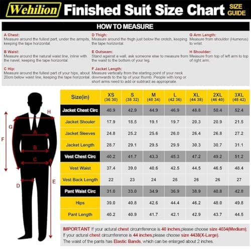 Slim Fit 3-Piece Men's Business Suit for Wedding, Prom, and Business Events