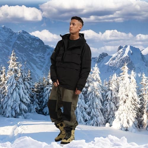 BSASB Mens Warm Snowboard Ski Jacket Waterproof Windproof Winter Sports