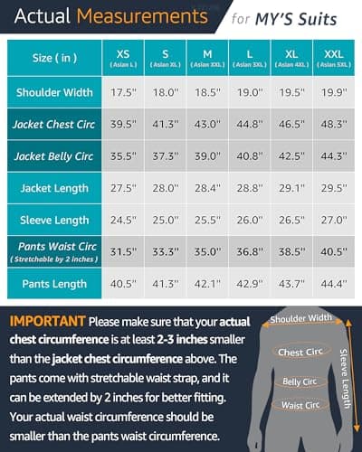 Slim Fit Suit Set for Men