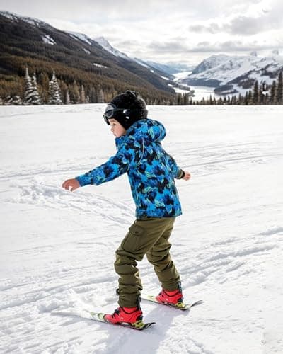 Owntop Kids Winter Ski Jacket Waterproof Puffer