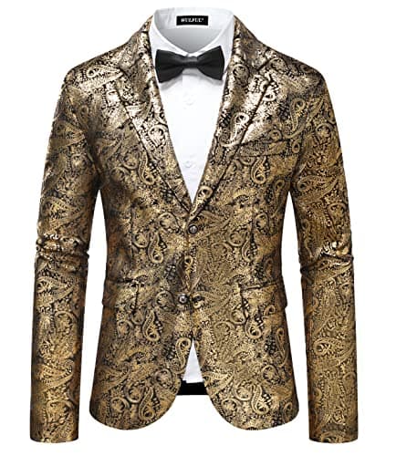 Stylish Men's Floral Suit Jacket for Dinner Party, Prom, and Wedding Tuxedo