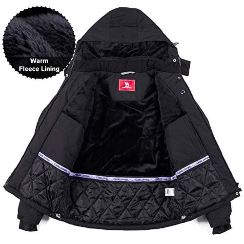 CAMEL CROWN Women’s Mountain Snow Waterproof Ski Jacket Winter Coat
