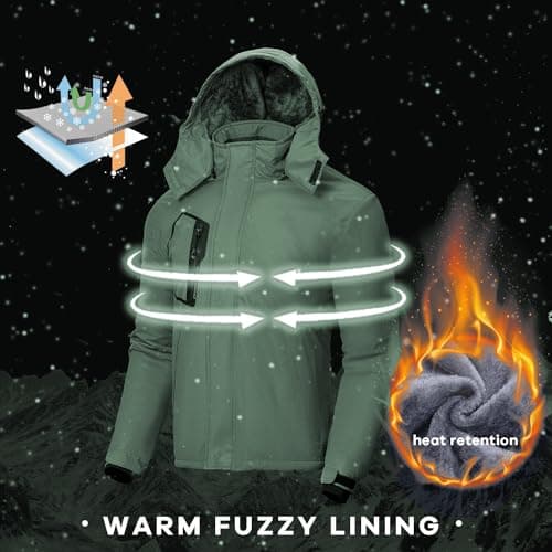 Waterproof Ski Jacket for Men