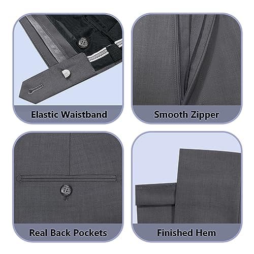 Slim Fit Men's 3-Piece Suit Set