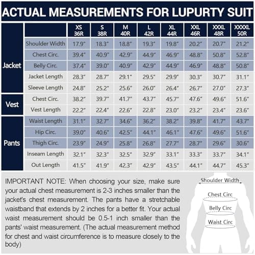Men's Slim Fit 3-Piece Suit Set for Business and Wedding