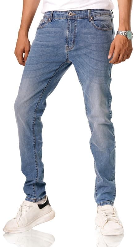 Alamo Men's Skinny Jeans - Classic Slim Fit Denim Jeans for Men