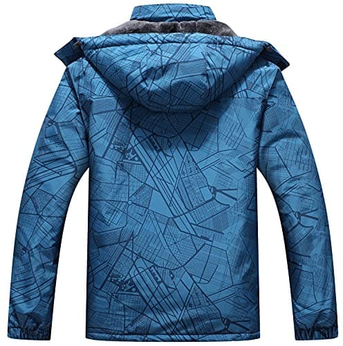 Men's Waterproof Ski Jacket for Winter Sports