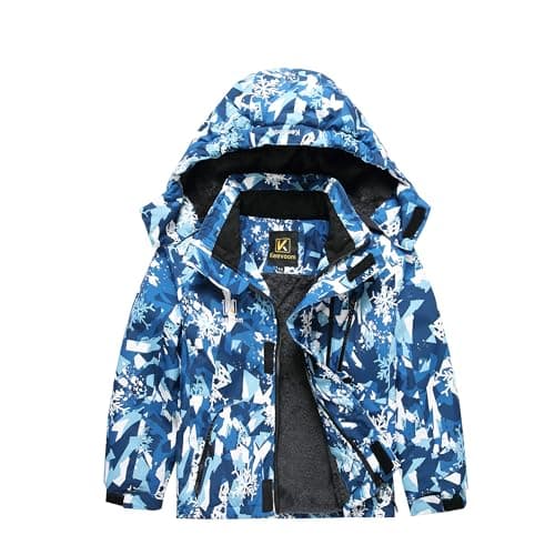 Keevoom Boys Winter Ski Jacket: Windproof, Warm, and Waterproof