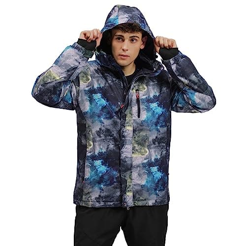 WONKA Mens Waterproof Snow Suit Ski Jacket and Pants Set