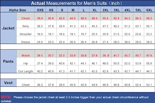 Suzhimo Men's Slim Fit Tuxedo Suit with Blazer, Pants & Tie for Marriage Prom