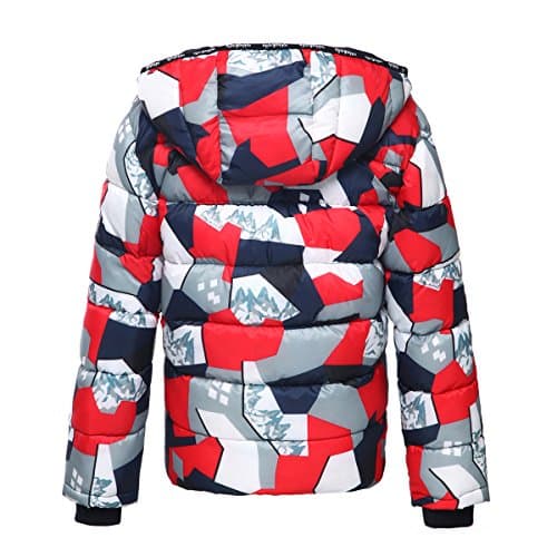 Rokka&Rolla Boys' Heavyweight Fleece Lined Puffer Jacket Winter Warmth