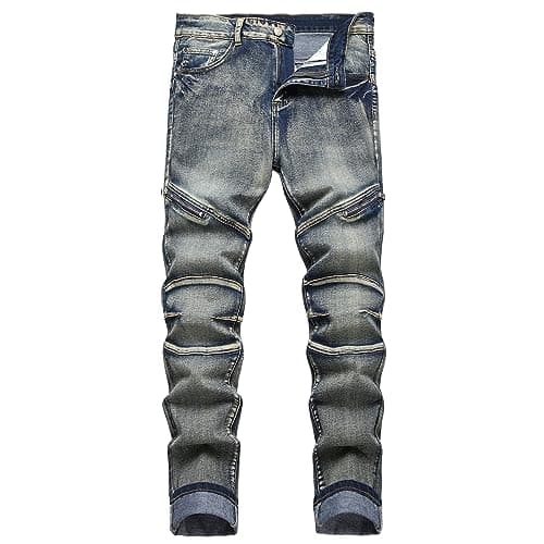 Men's Slim Fit Ripped Skinny Jeans