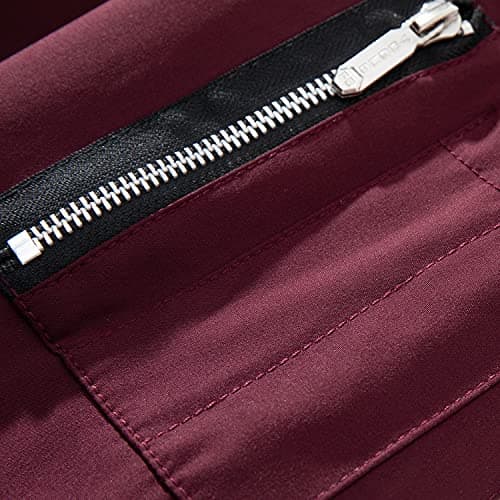 URBANFIND Men's Lightweight Slim Fit Casual Bomber Jacket