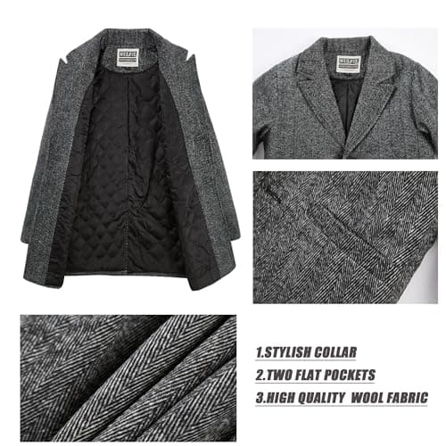 Boys Wool Pea Coat for Winter