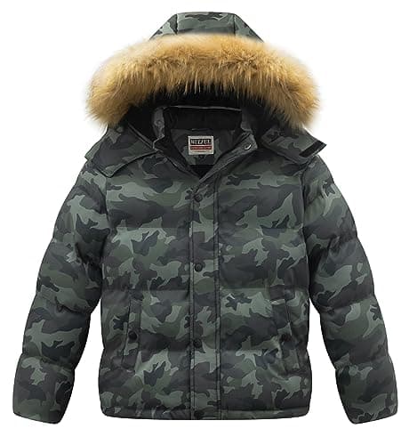 Boys' Winter Coats: Waterproof Puffer Jackets with Fleece Lining