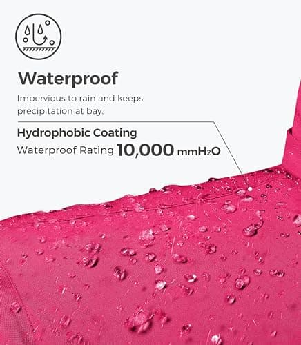 Women's Waterproof Ski Jacket with Hood