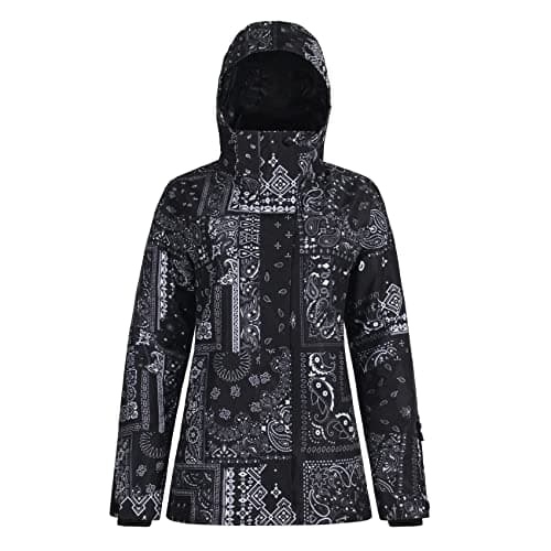 IMPHUT Women's Warm Waterproof Ski Jacket for Winter Snowboarding