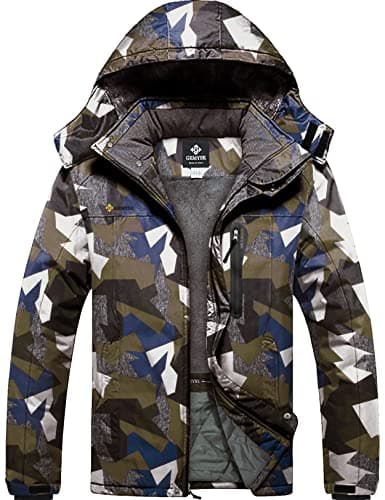 GEMYSE Men's Waterproof Winter Ski Jacket